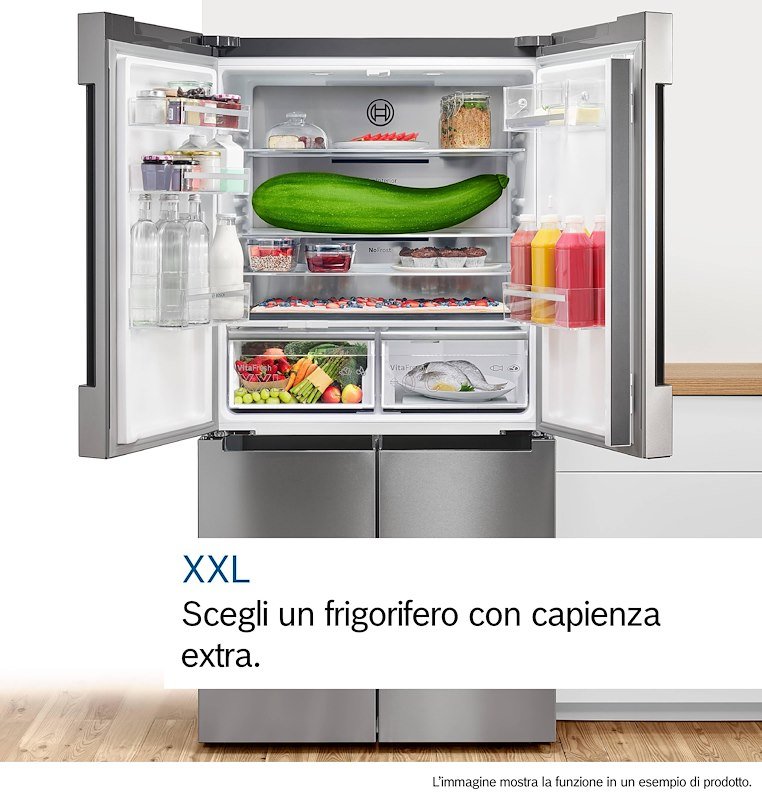 Bosch Frigorifero Combinato Kgn49ocaf Acciaio