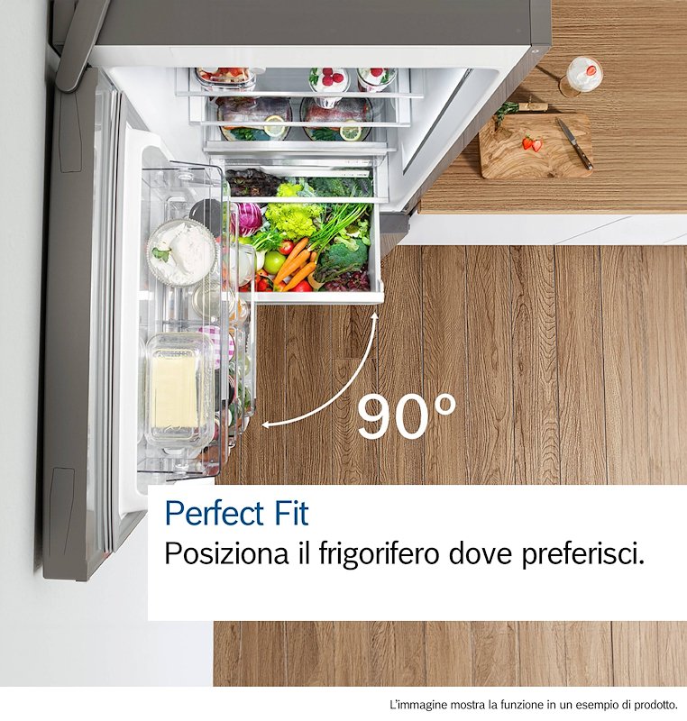 Bosch Frigorifero Combinato Kgn49ocaf Acciaio