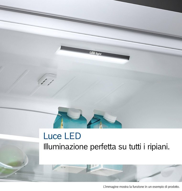 Bosch Frigorifero Combinato Kgn49ocaf Acciaio
