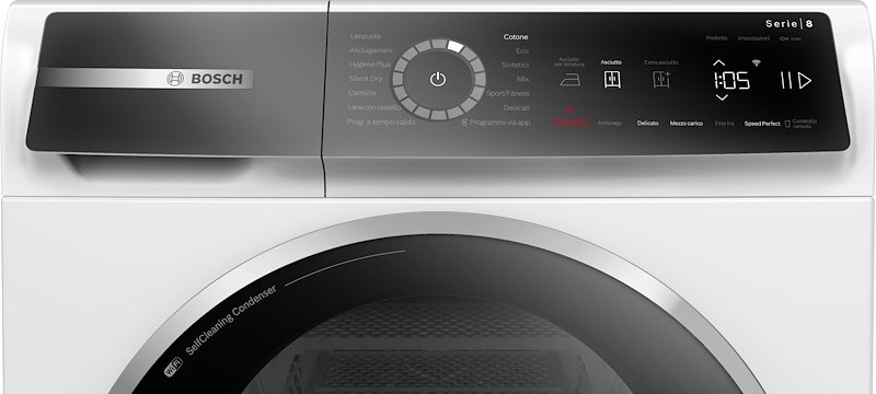 Bosch Asciugatrice 9 Kg Wqb246d0ii Bianco