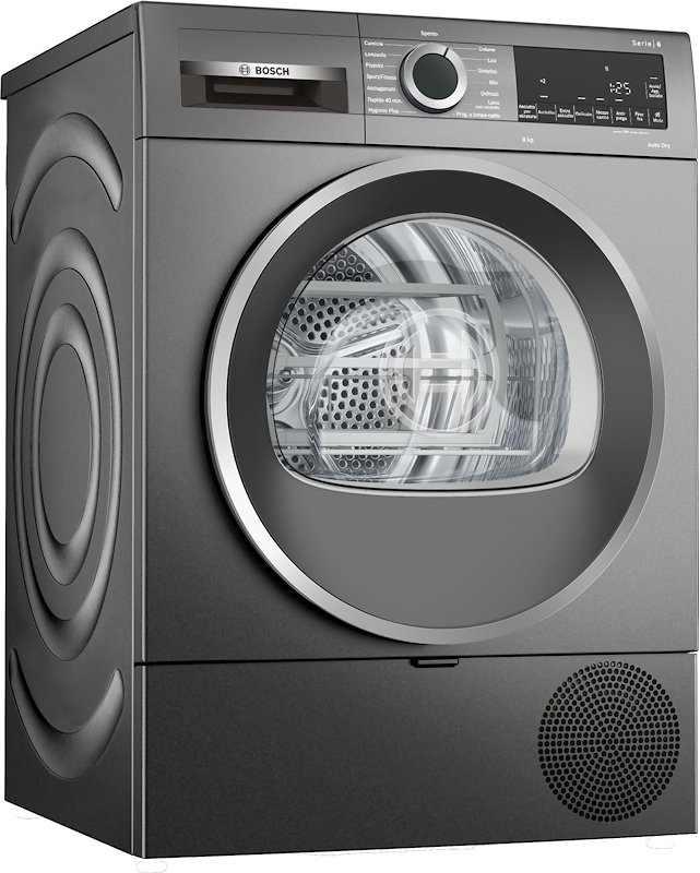 Bosch Asciugatrice Wqg243drii Serie 6 9Kg Antracite