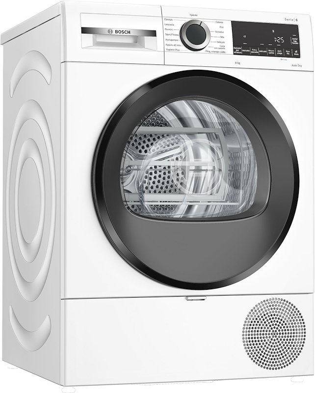 Bosch Asciugatrice 8 kg Wqg233d1ii Bianco
