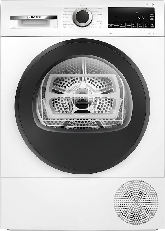 Bosch Asciugatrice 8 kg Wqg233d1ii Bianco