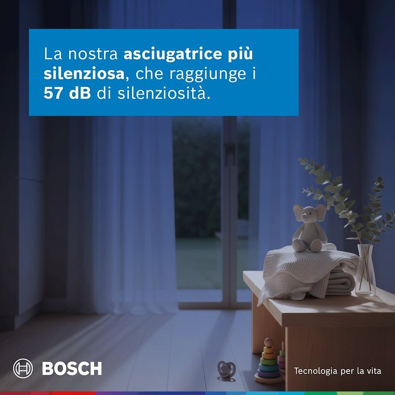 Bosch Asciugatrice 9KG Wrb247c0it Bianco
