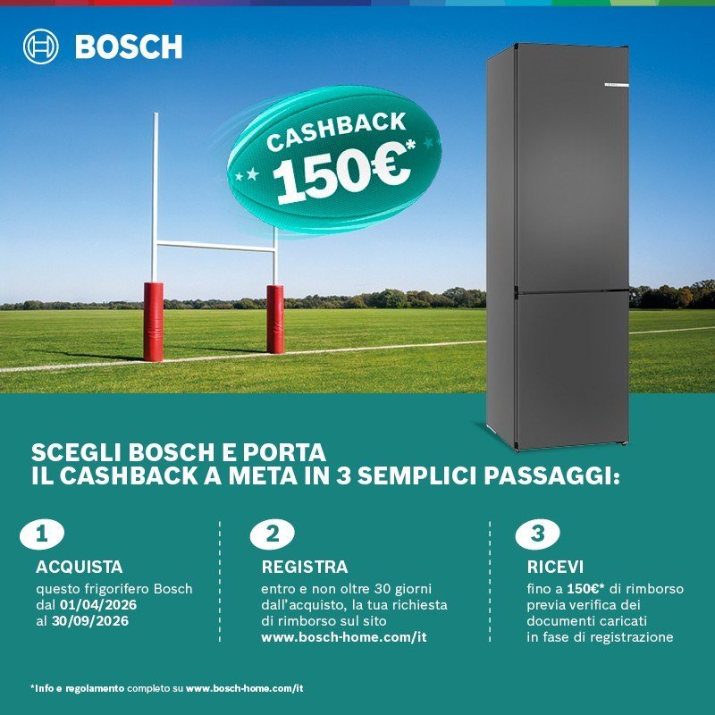 Bosch Frigorifero combinato Serie 4 Kgn39ocaf Acciaio