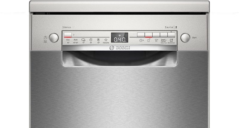 Bosch Lavastoviglie da libera installazione serie 2 Sps2hki55e Acciaio spazzolato