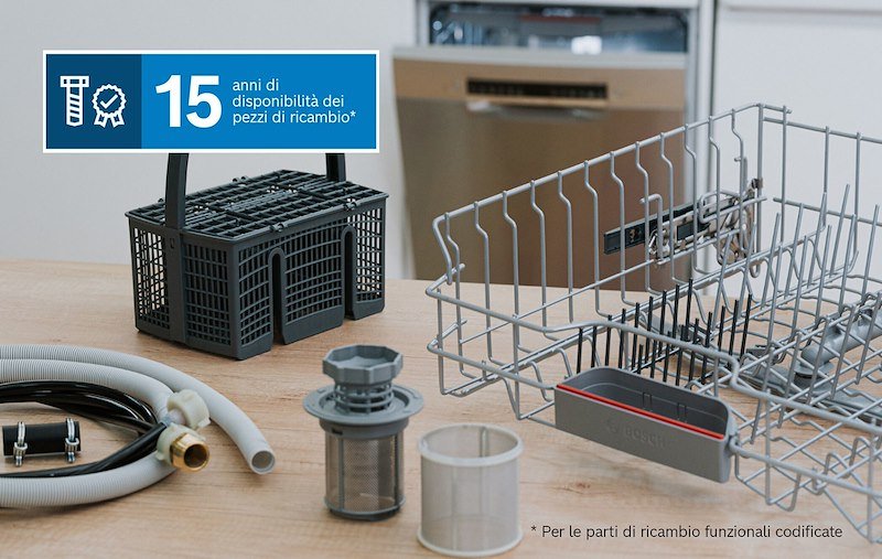 Bosch Lavastoviglie Serie 4 Sms4hmi10e  Acciaio spazzolato