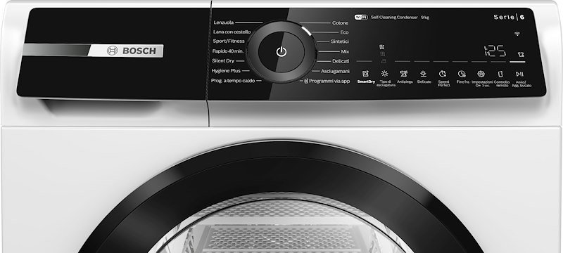 Bosch Asciugatrice 9 kg Serie 6 Wqn246d0it