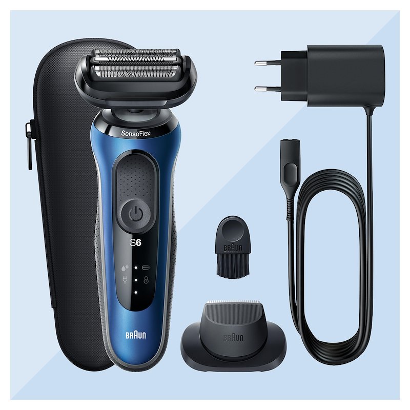 Braun Rasoio Elettrico Series  6 61-B1200s Blu