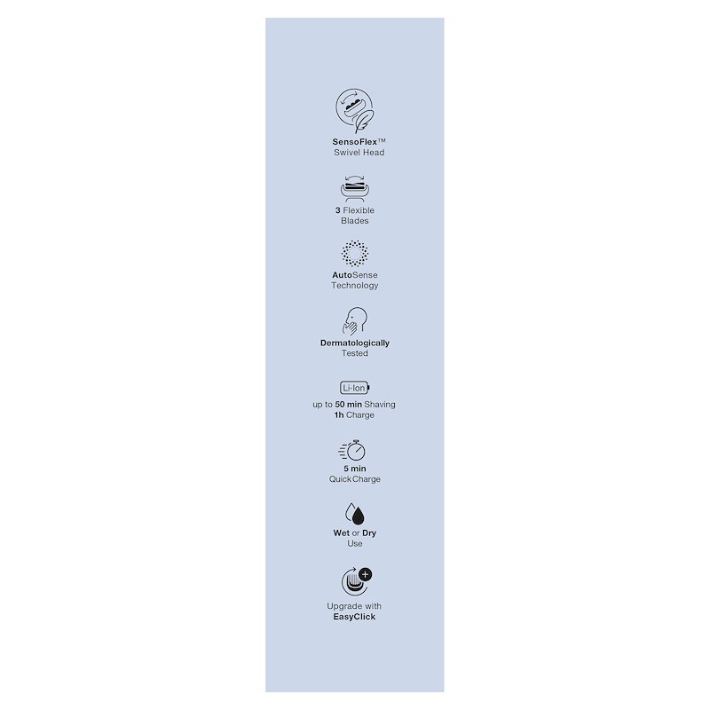 Braun Rasoio Elettrico Series  6 61-B1200s Blu