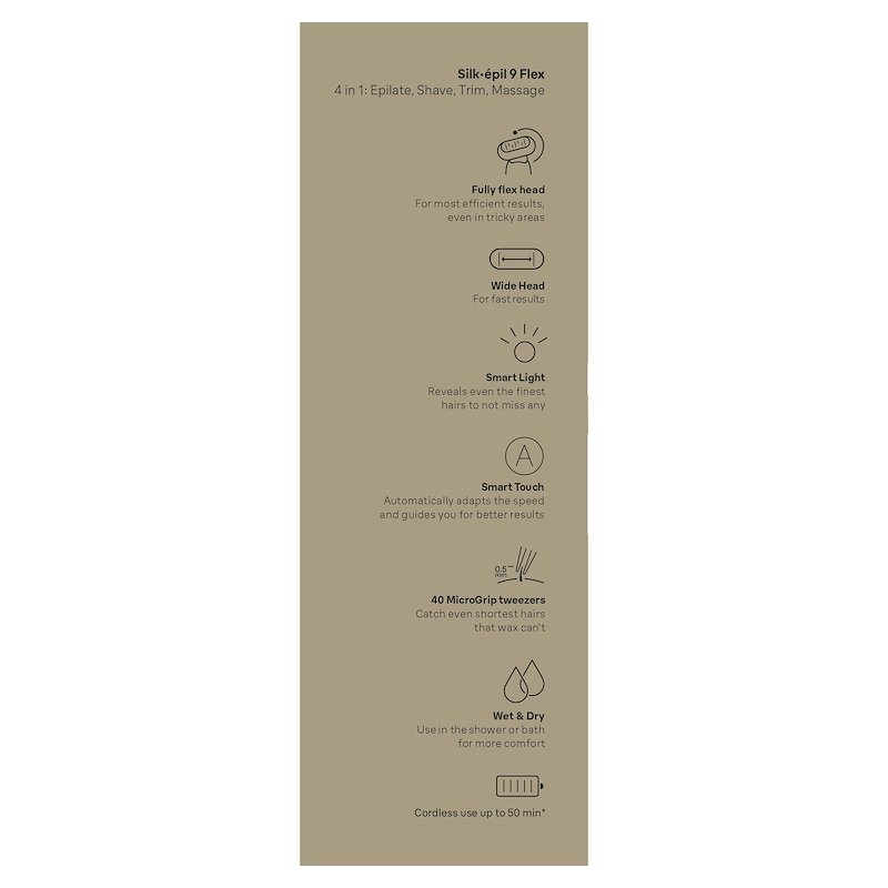 Braun Silk-Épil 9 Flex 9-071 3D Bianco / Oro