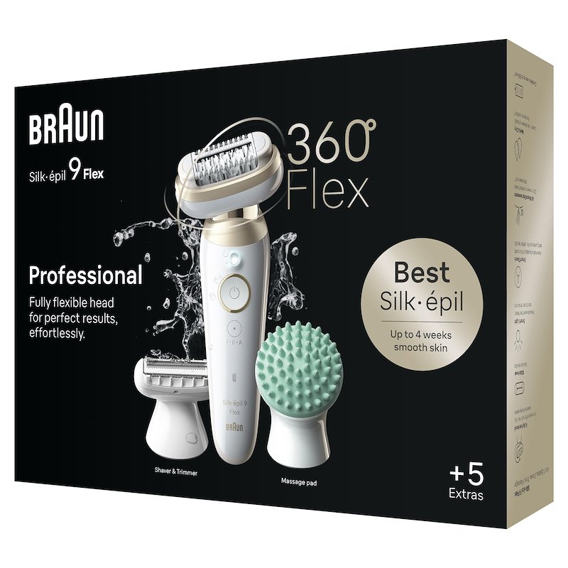 Braun Silk-Épil 9 Flex 9-071 3D Bianco / Oro