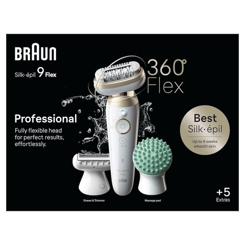 Braun Silk-Épil 9 Flex 9-071 3D Bianco / Oro