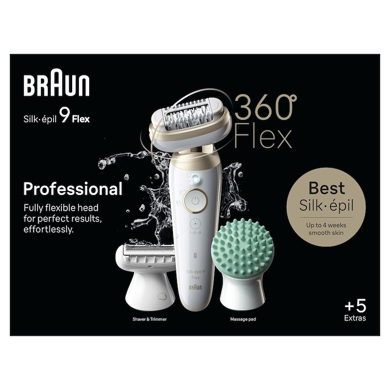 Braun Silk-Épil 9 Flex 9-071 3D Bianco / Oro