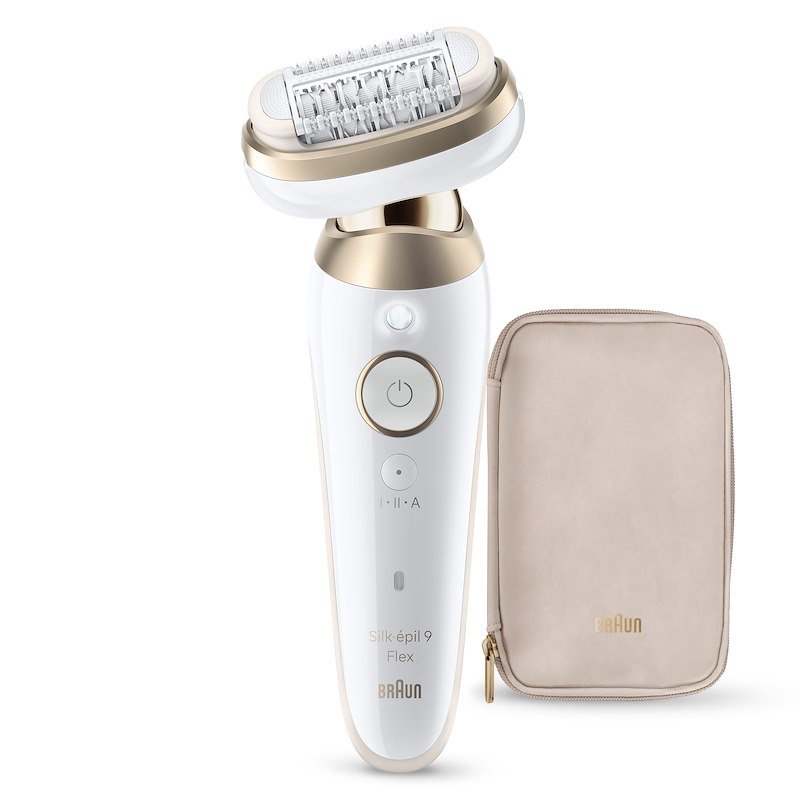 Braun Epilatore Elettrico Silk-Épil Flex 3D 9 9-011 Bianco / Oro