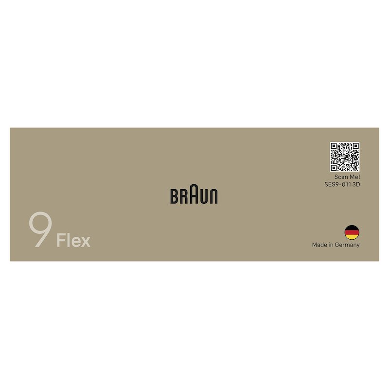 Braun Epilatore Elettrico Silk-Épil Flex 3D 9 9-011 Bianco / Oro