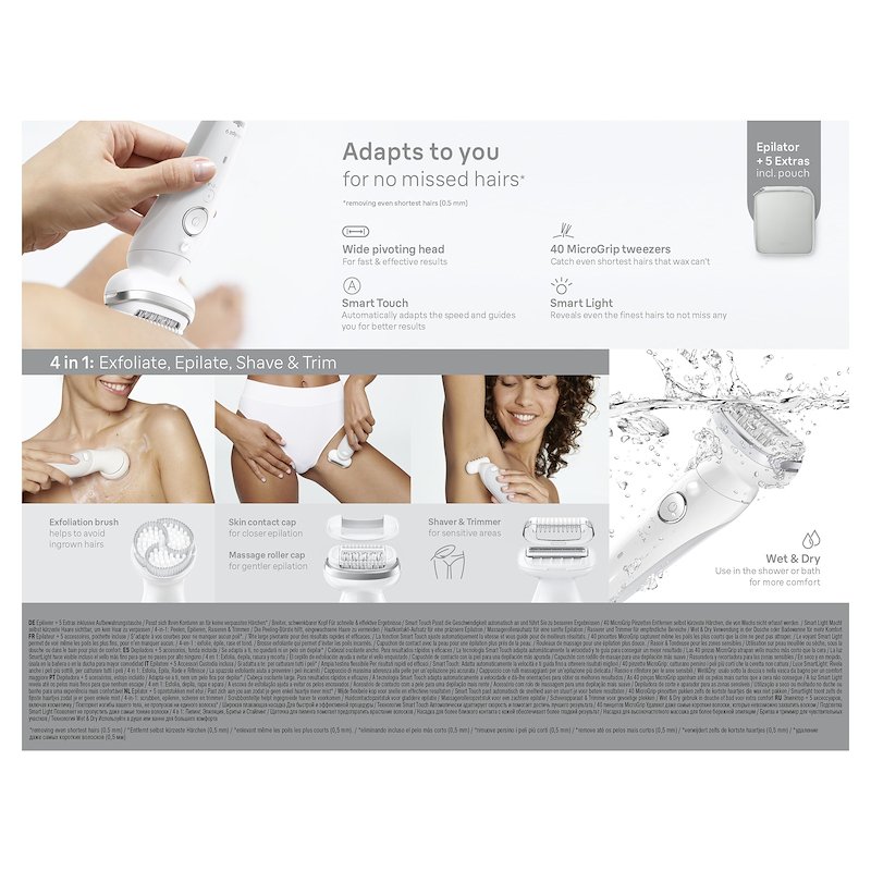 Braun Silk-Épil 9 9-061 Bianco / Argento