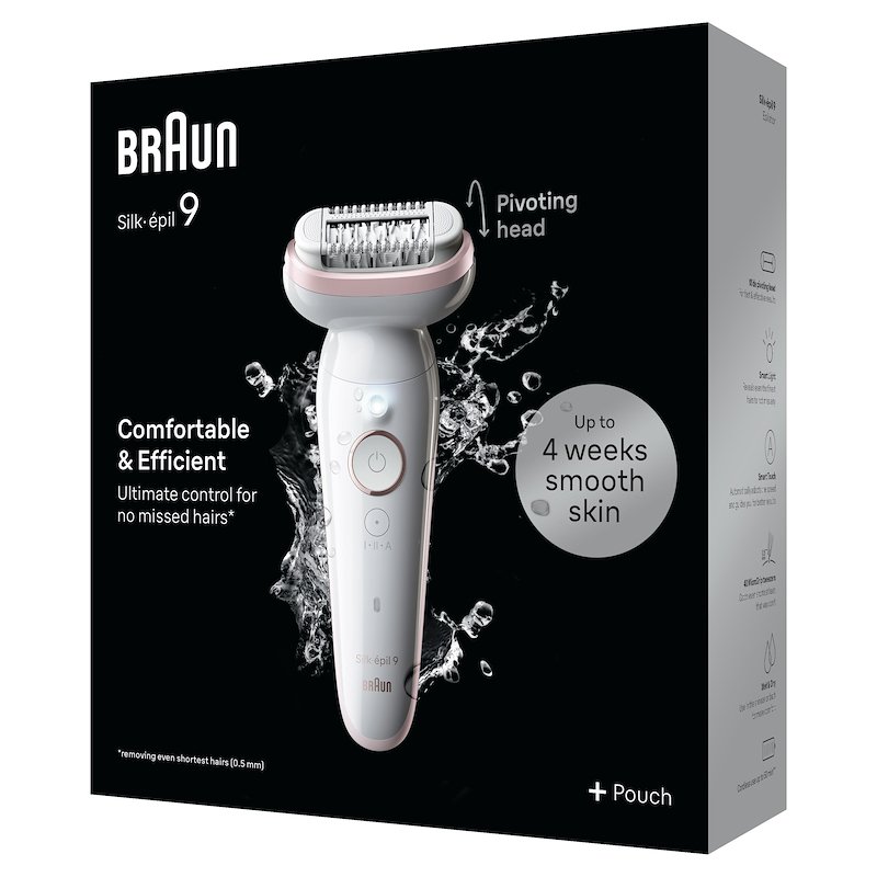 Braun Silk-Épil 9 9-000 Bianco/Rosa