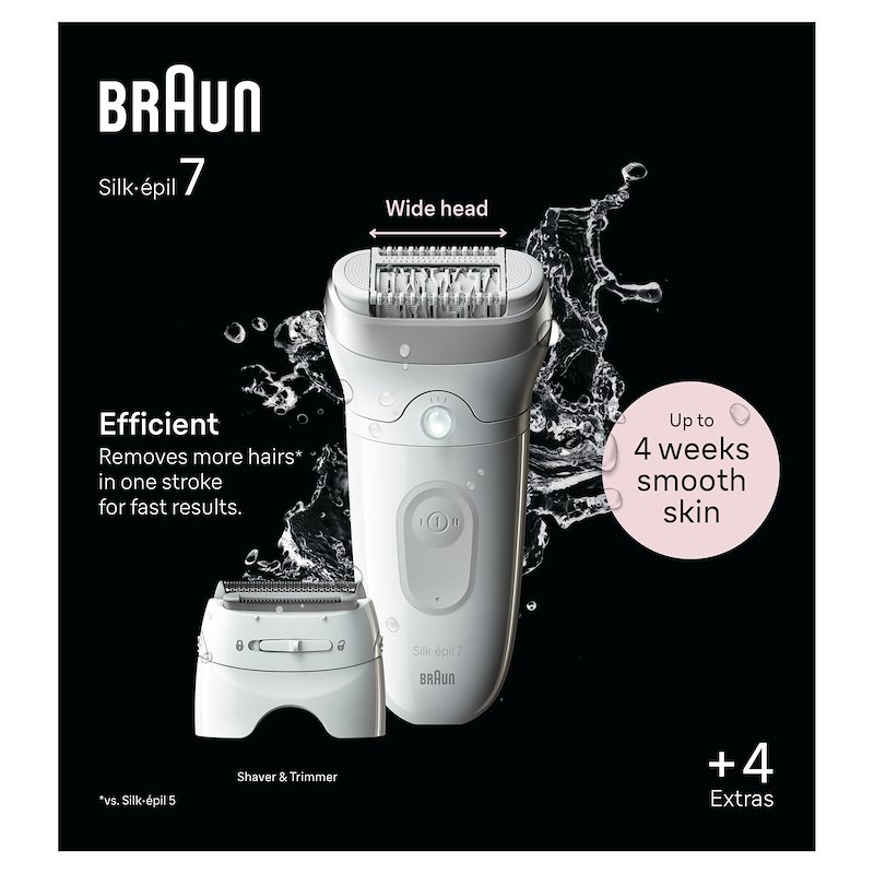 Braun Silk-Épil 7 7-041 Bianco / Argento