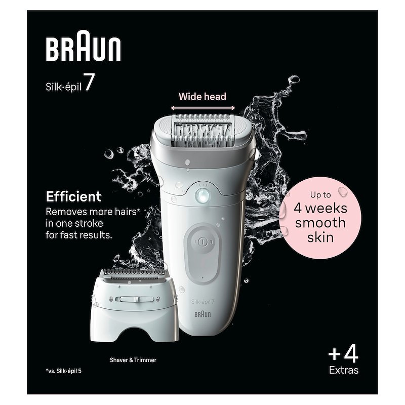 Braun Silk-Épil 7 7-041 Bianco / Argento