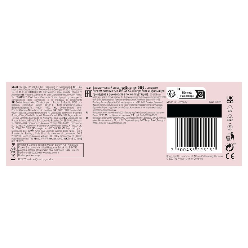 Braun Silk-Épil 7 7-000 Bianco / Rosa
