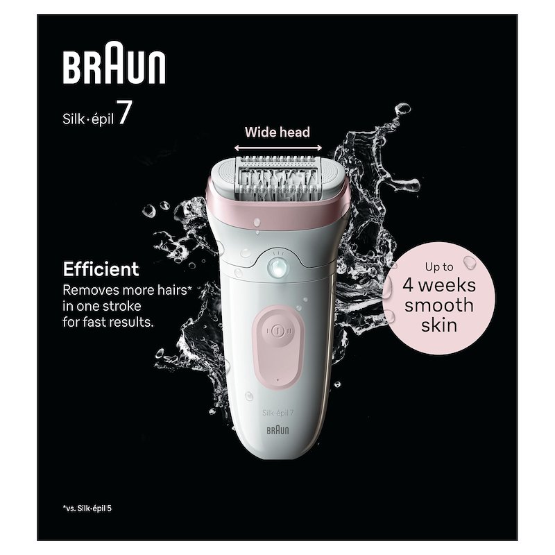 Braun Silk-Épil 7 7-000 Bianco / Rosa
