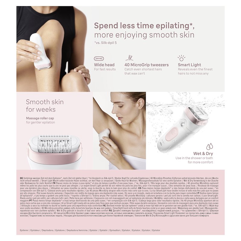 Braun Silk-Épil 7 7-000 Bianco / Rosa