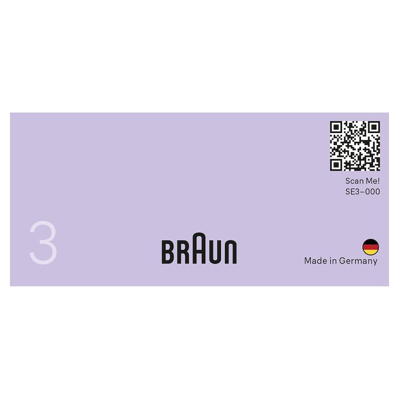 Braun Epilatore SILK-ÉPIL 3 3-000 bianco viola