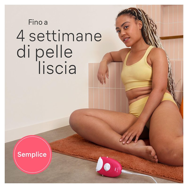 Braun Epilatore SILK-ÉPIL 3 3-000 bianco viola