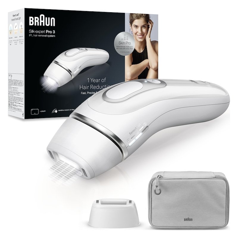 Braun Epilatore IPL Silk-Expert Pro 3 Pl 3020 bianco
