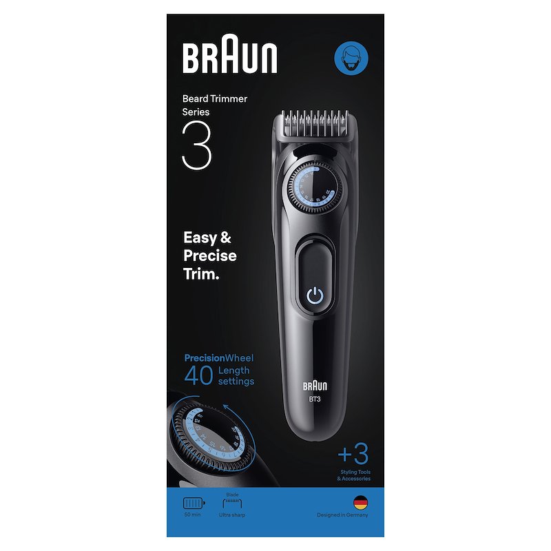 Braun Regolabarba Series 3 Bt 3520 Nero