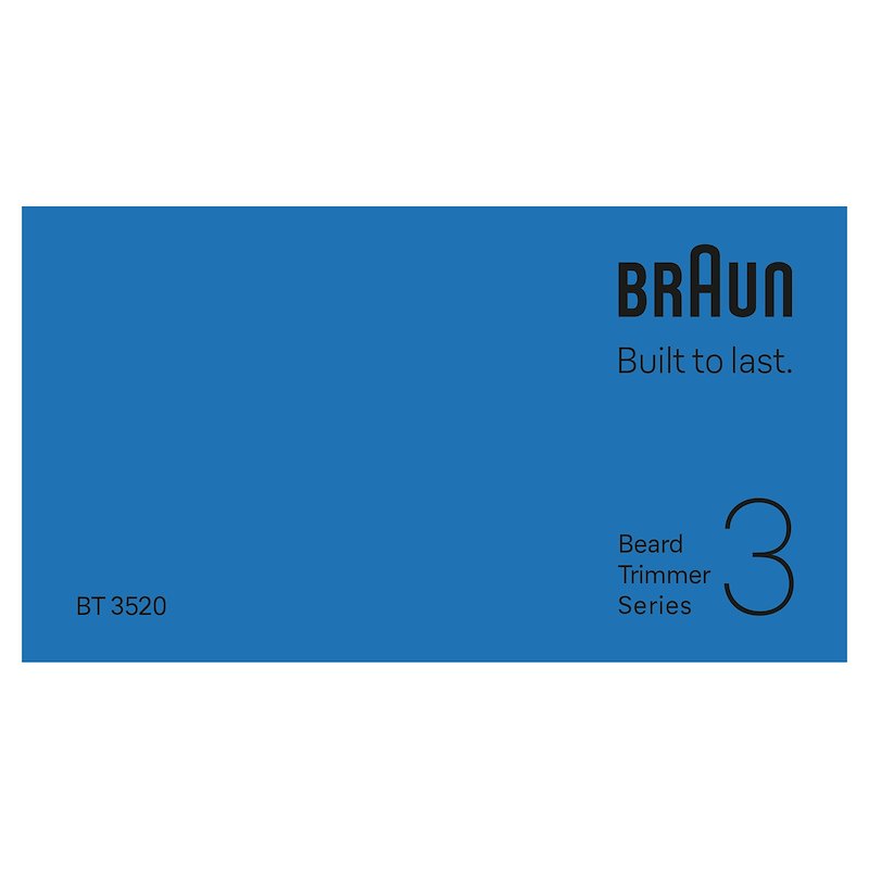 Braun Regolabarba Series 3 Bt 3520 Nero