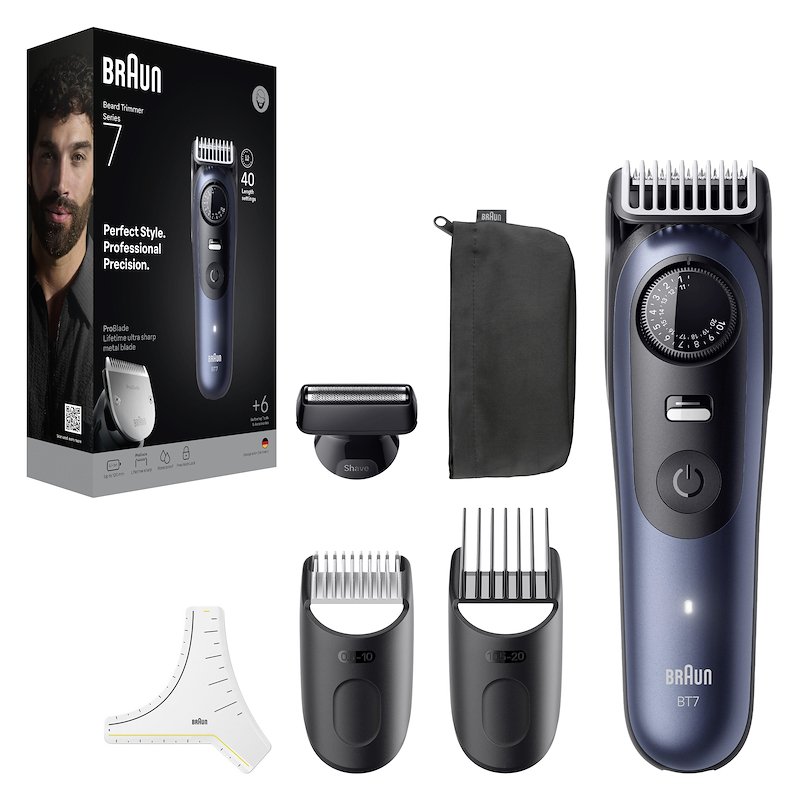 Braun Regolabarba Series 7 Bt 7520 Blu