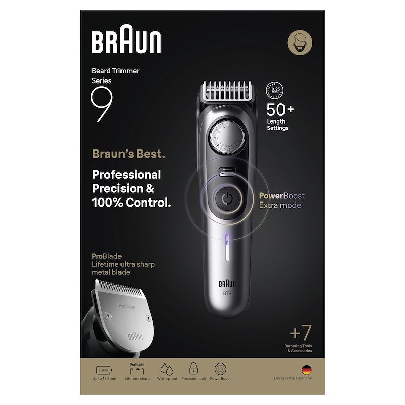 Braun Regolabarba Series 9 Bt 9520 Cromo