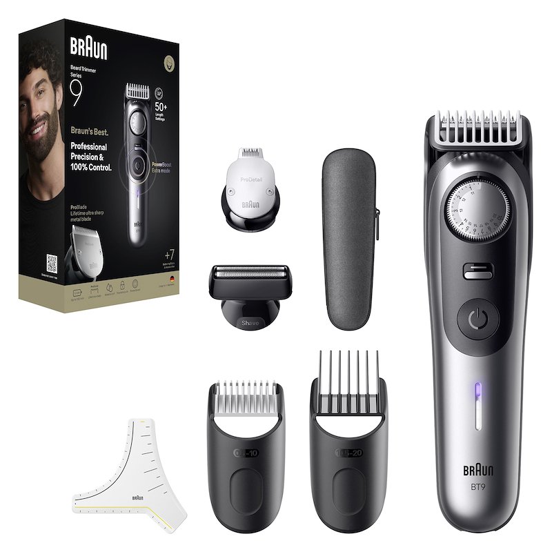 Braun Regolabarba Series 9 Bt 9520 Cromo