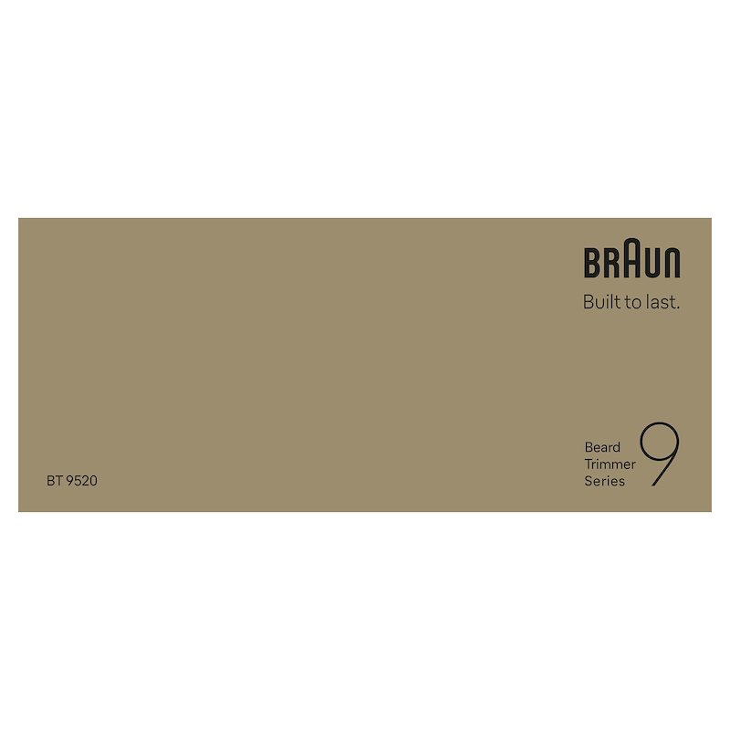 Braun Regolabarba Series 9 Bt 9520 Cromo