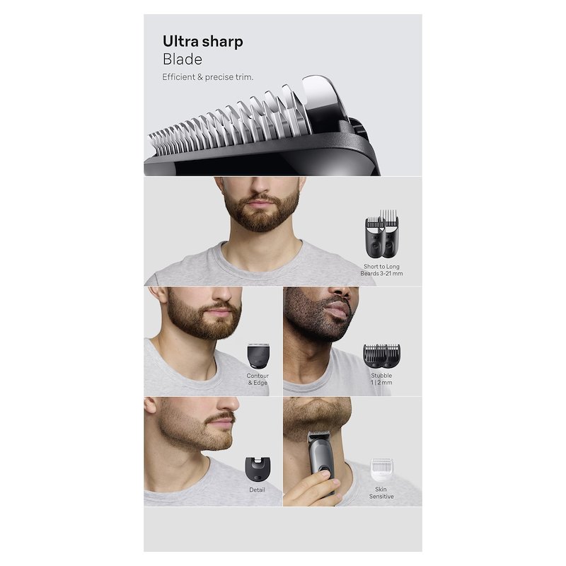 Braun Rifinitore All-In-One Series 3 Aio 3540 Grigio