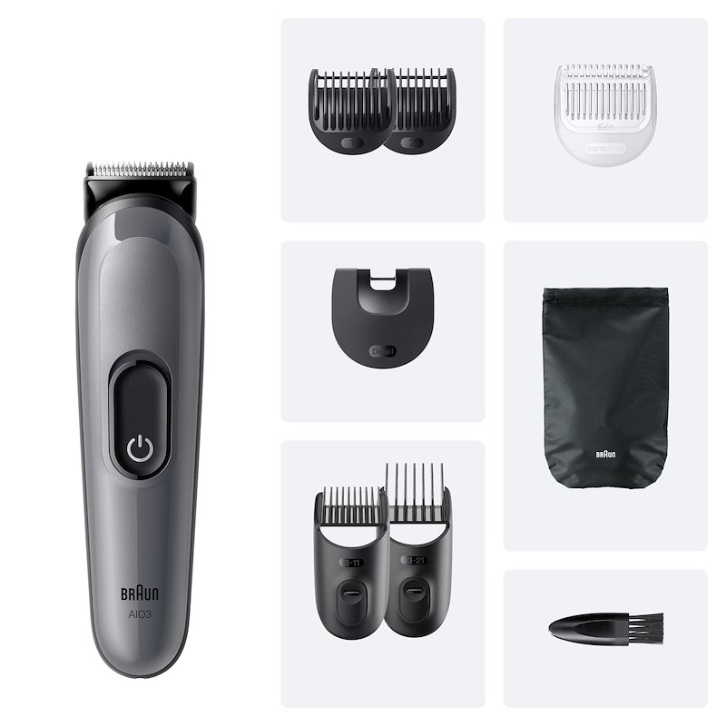 Braun Rifinitore All-In-One Series 3 Aio 3540 Grigio