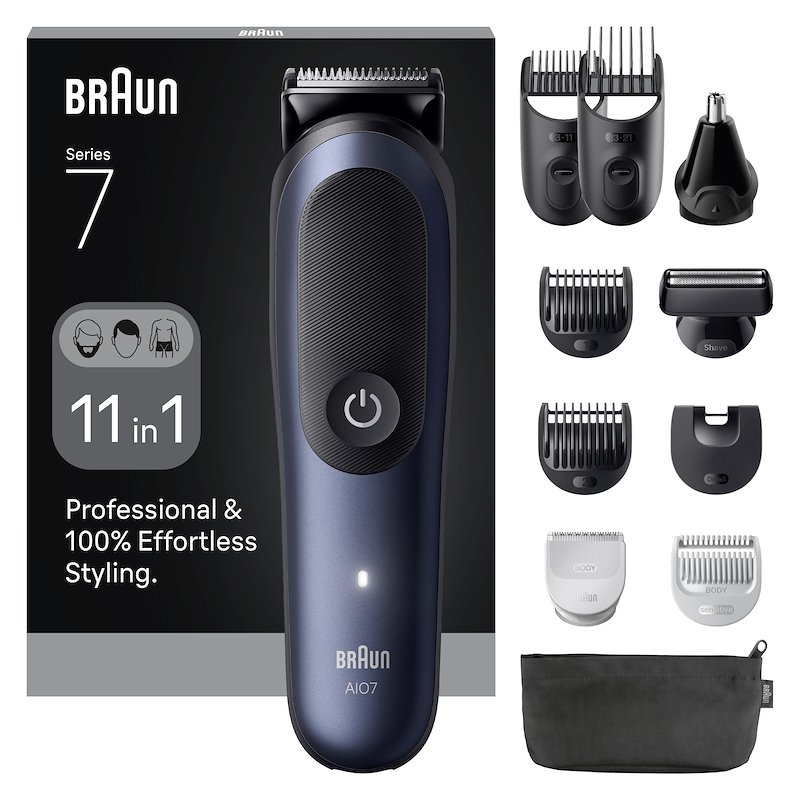 Braun Rifinitore All-in-One Series 7 Aio 7540 Blu