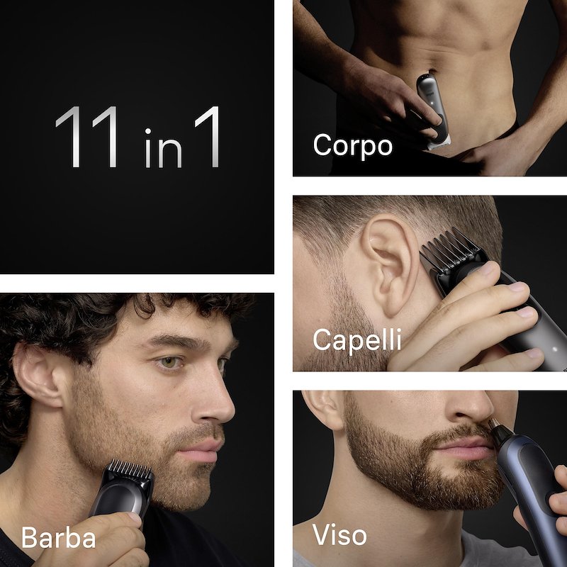 Braun Rifinitore All-in-One Series 7 Aio 7540 Blu