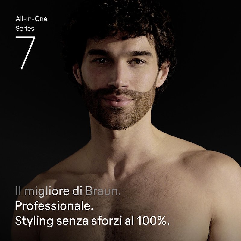 Braun Rifinitore All-in-One Series 7 Aio 7540 Blu
