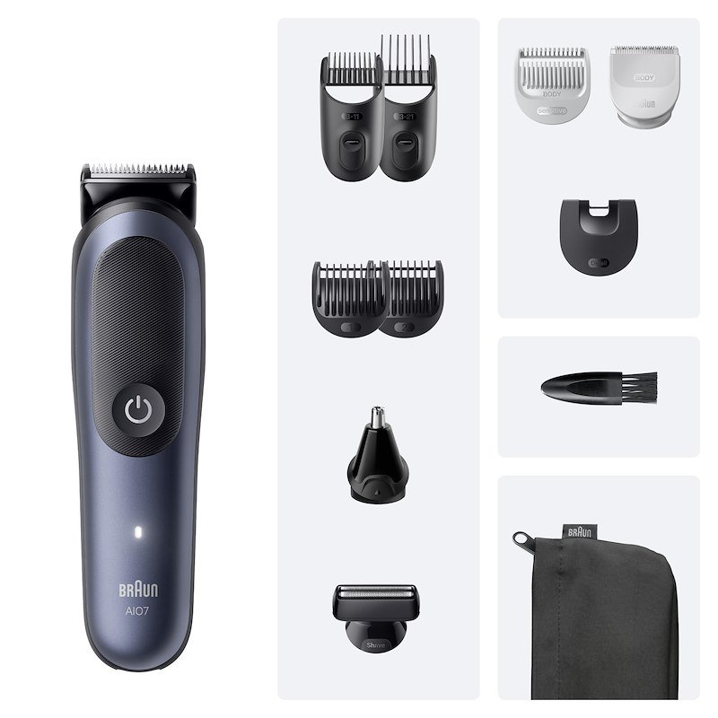 Braun Rifinitore All-in-One Series 7 Aio 7540 Blu