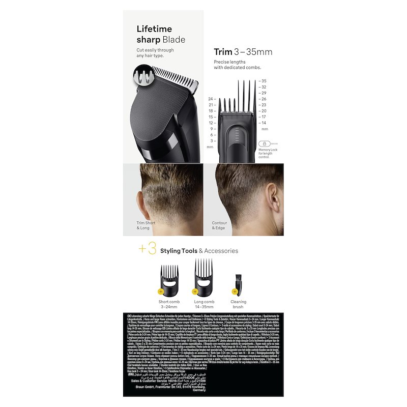 Braun Tagliacapelli Series 5 Hc 5530 Nero