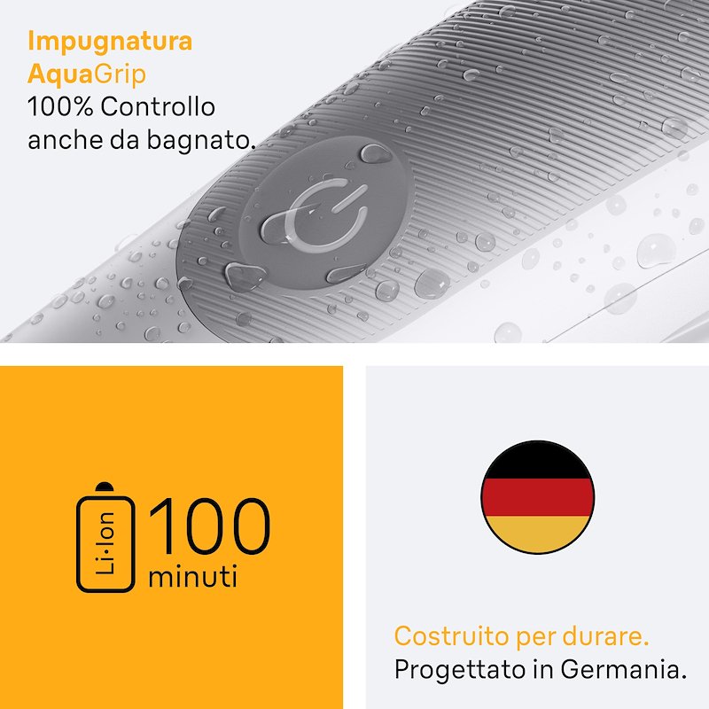 Braun Rasoio Elettrico Corpo Uomo Series 5 Bg 5550 Grigio