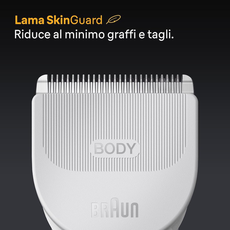 Braun Rasoio Elettrico Corpo Uomo Series 5 Bg 5550 Grigio