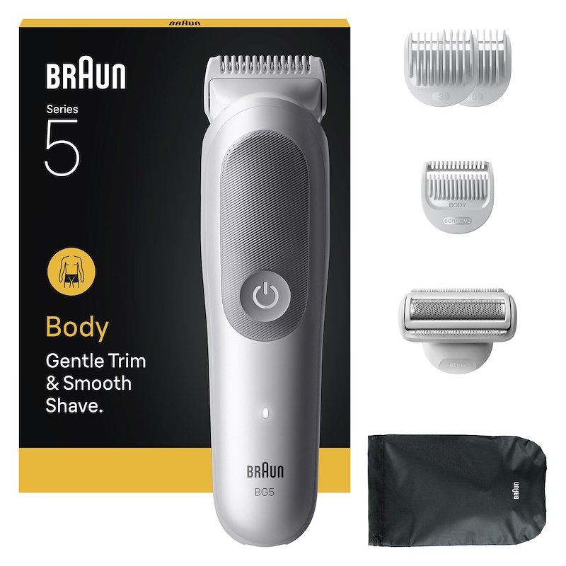 Braun Rasoio Elettrico Corpo Uomo Series 5 Bg 5550 Grigio