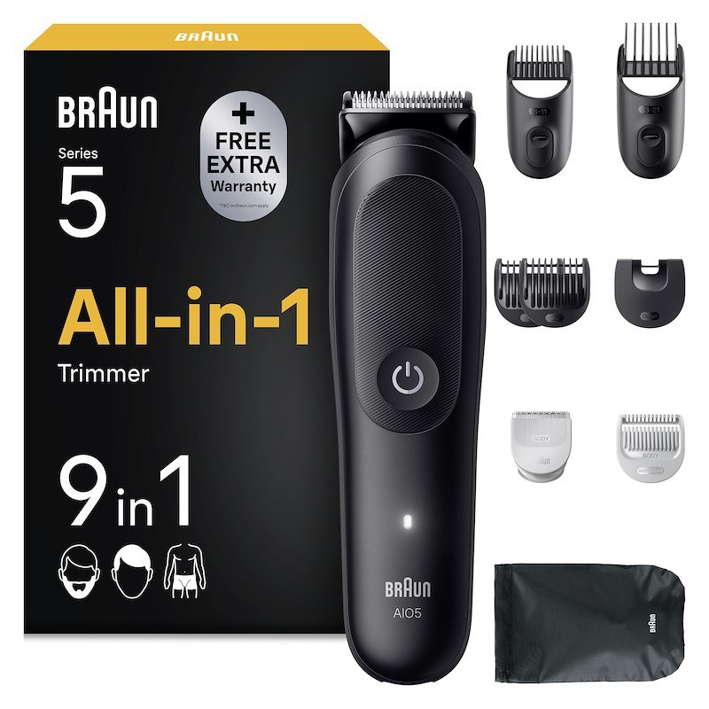 Braun Rifinitore All-in-One Series 5 9in1 Aio 5540 Nero