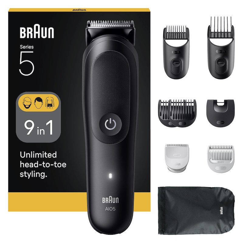 Braun Rifinitore All-in-One Series 5 9in1 Aio 5540 Nero