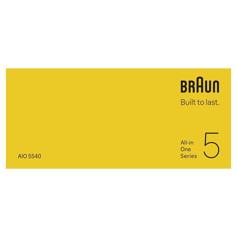Braun Rifinitore All-in-One Series 5 9in1 Aio 5540 Nero