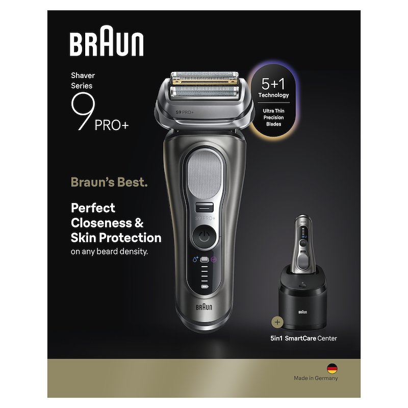 Braun Shaver Rasoio Elettrico Series 9 PRO+ 9655CC Grafite